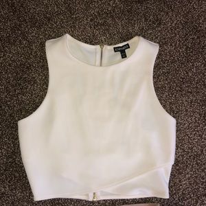 Express zip-back crop top with MAE maxi skirt